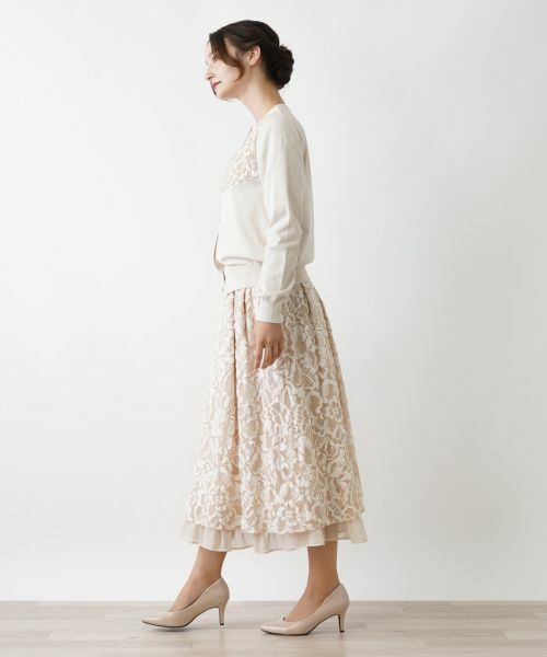 Leilian / レリアン カーディガン・ボレロ | ボタニカルレースカーディガン | 詳細2