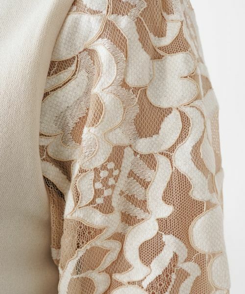 Leilian / レリアン ニット・セーター | フラワーレースニットプルオーバー | 詳細10