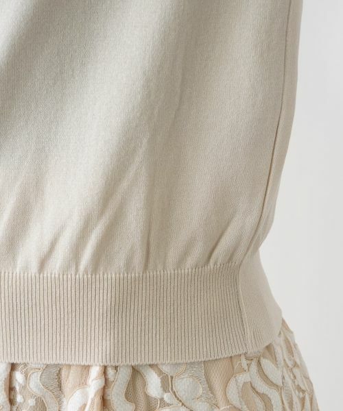 Leilian / レリアン ニット・セーター | フラワーレースニットプルオーバー | 詳細12