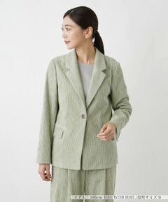 Leilian / レリアン テーラードジャケット | コーデュロイブレザー【Leilian WHITE LABEL】