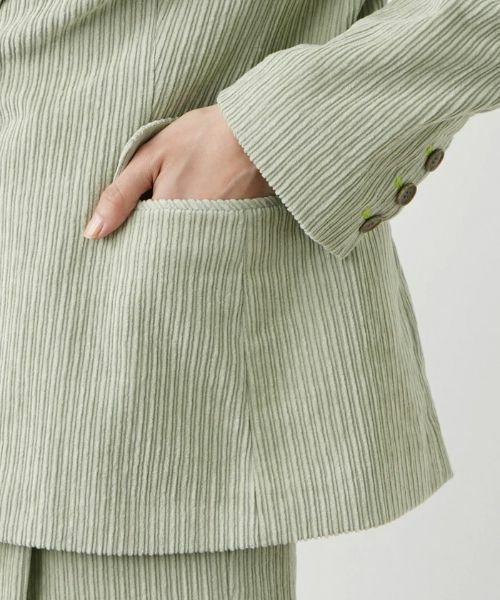 Leilian / レリアン テーラードジャケット | コーデュロイブレザー【Leilian WHITE LABEL】 | 詳細11