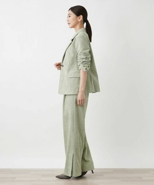 Leilian / レリアン テーラードジャケット | コーデュロイブレザー【Leilian WHITE LABEL】 | 詳細2