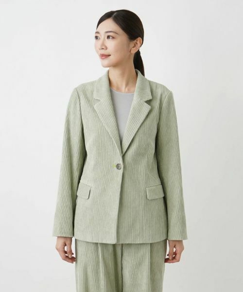 Leilian / レリアン テーラードジャケット | コーデュロイブレザー【Leilian WHITE LABEL】 | 詳細4