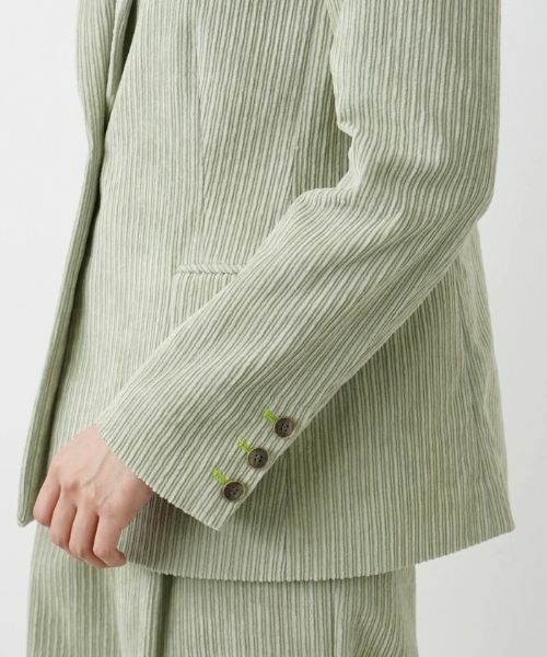 Leilian / レリアン テーラードジャケット | コーデュロイブレザー【Leilian WHITE LABEL】 | 詳細9