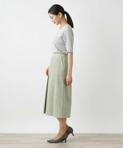 Leilian / レリアン ミニ・ひざ丈スカート | Aラインスカート【Leilian WHITE LABEL】 | 詳細2