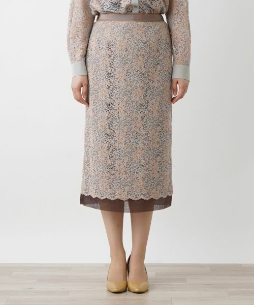 Leilian / レリアン ミニ・ひざ丈スカート | タイトスカート【Leilian WHITE LABEL】 | 詳細4