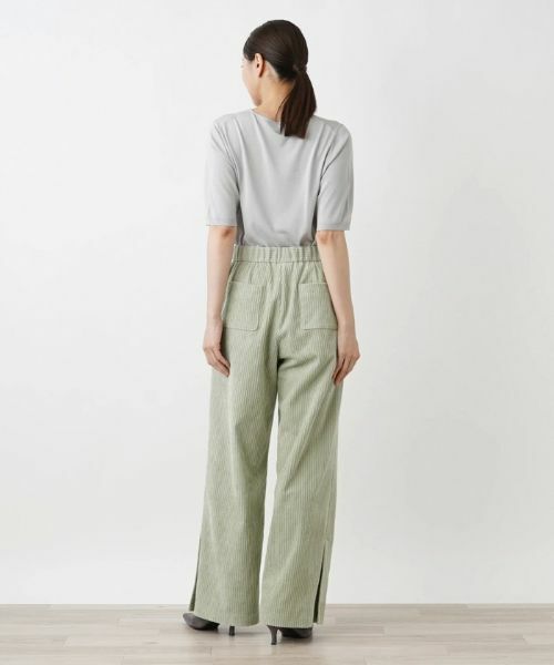 Leilian / レリアン その他パンツ | コーデュロイワイドパンツ【Leilian WHITE LABEL】 | 詳細3