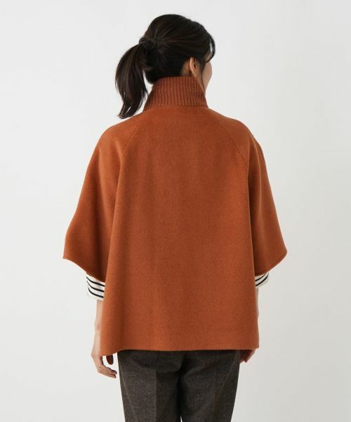 Leilian / レリアン その他アウター | 切替スタンドカラーコート | 詳細10