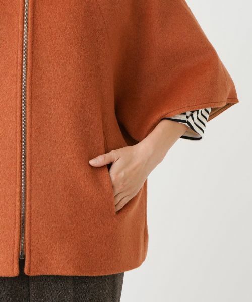 Leilian / レリアン その他アウター | 切替スタンドカラーコート | 詳細15