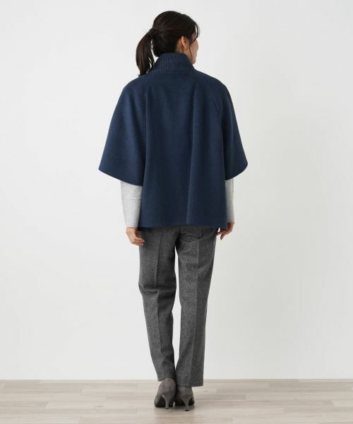 Leilian / レリアン その他アウター | 切替スタンドカラーコート | 詳細3