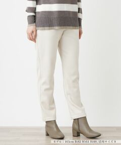Leilian / レリアン その他パンツ | 【あったか素材】ウエストゴムスリムパンツ
