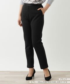 Leilian / レリアン その他パンツ | 【あったか素材】ウエストゴムスリムパンツ