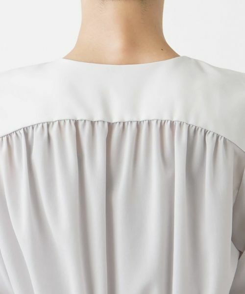 Leilian / レリアン シャツ・ブラウス | ノーカラーブラウス | 詳細11