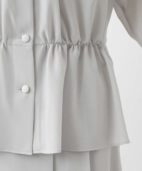 Leilian / レリアン シャツ・ブラウス | ノーカラーブラウス | 詳細14