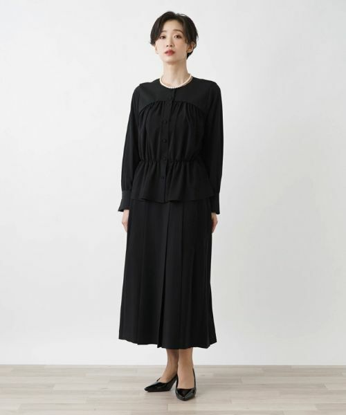 Leilian / レリアン シャツ・ブラウス | ノーカラーブラウス | 詳細4