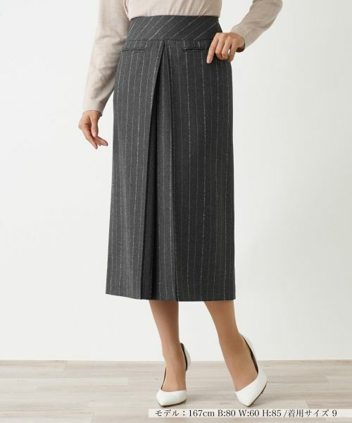 Leilian/レリアン スカート チャコール系 11(L) Leilian/レリアン スカート チャコール系 11(L)