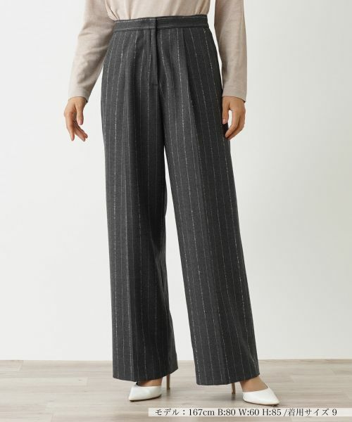 Leilian / レリアン その他パンツ | パンツ(チャコール系)