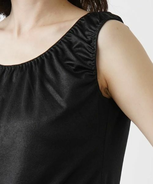 Leilian / レリアン カットソー | シャイニーノースリーブカットソー【Leilian WHITE LABEL】 | 詳細10