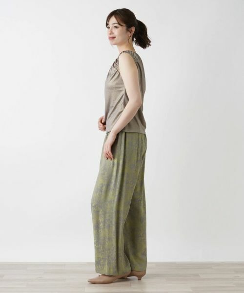 Leilian / レリアン カットソー | シャイニーノースリーブカットソー【Leilian WHITE LABEL】 | 詳細14