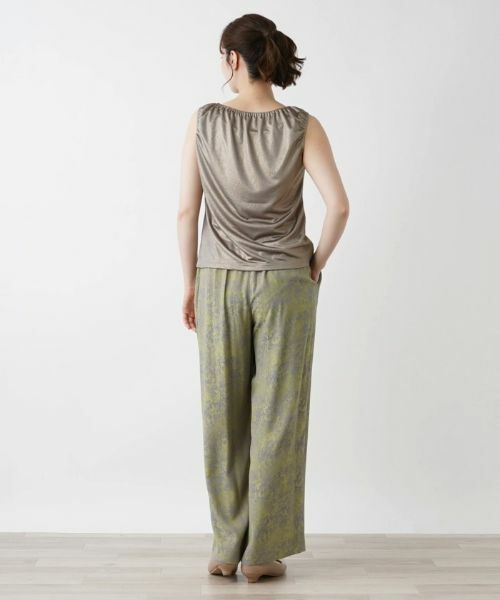 Leilian / レリアン カットソー | シャイニーノースリーブカットソー【Leilian WHITE LABEL】 | 詳細15