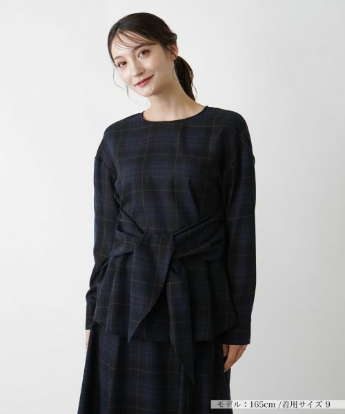 Leilian/レリアン ブラウス ネイビー 11(L) Leilian/レリアン ブラウス ネイビー 11(L)