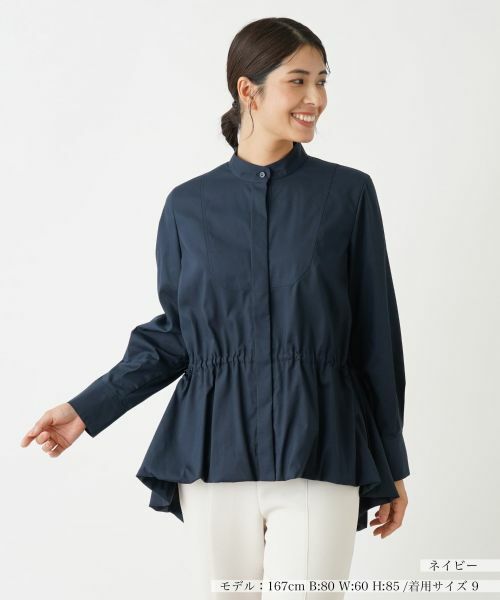 Leilian/レリアン ブラウス ネイビー 9(M)
