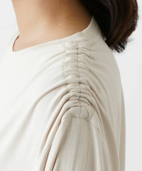 Leilian / レリアン カットソー | シャーリングスリーブカットソー | 詳細18