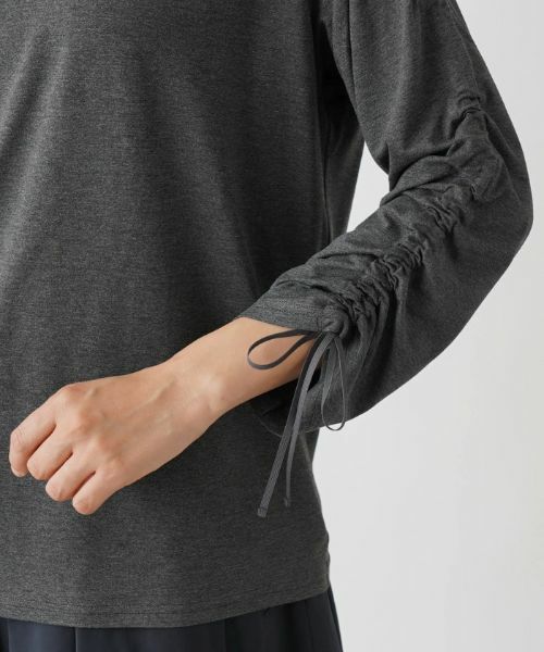 Leilian / レリアン カットソー | シャーリングスリーブカットソー | 詳細20