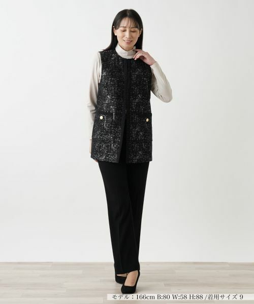 Leilian / レリアン テーラードジャケット | ベスト【ROCHAS Premiere】 | 詳細1