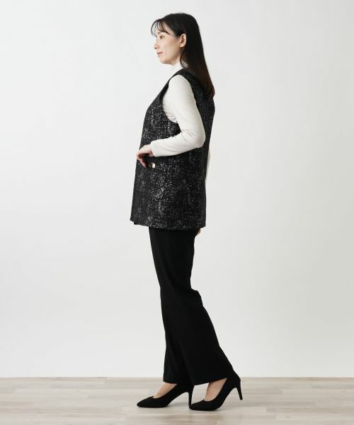 Leilian / レリアン テーラードジャケット | ベスト【ROCHAS Premiere】 | 詳細2