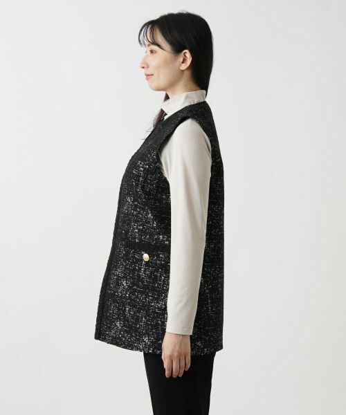 Leilian / レリアン テーラードジャケット | ベスト【ROCHAS Premiere】 | 詳細5