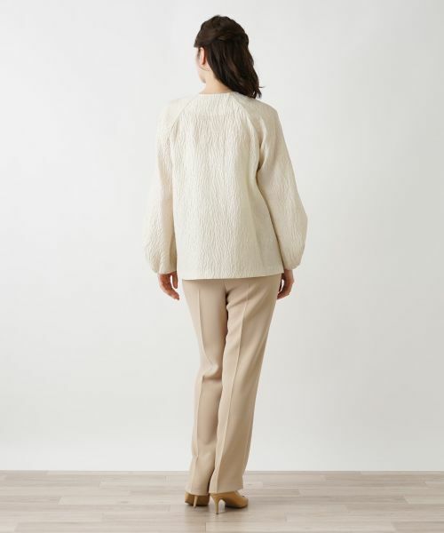 Leilian / レリアン テーラードジャケット | コクーンシルエットジャケット | 詳細3