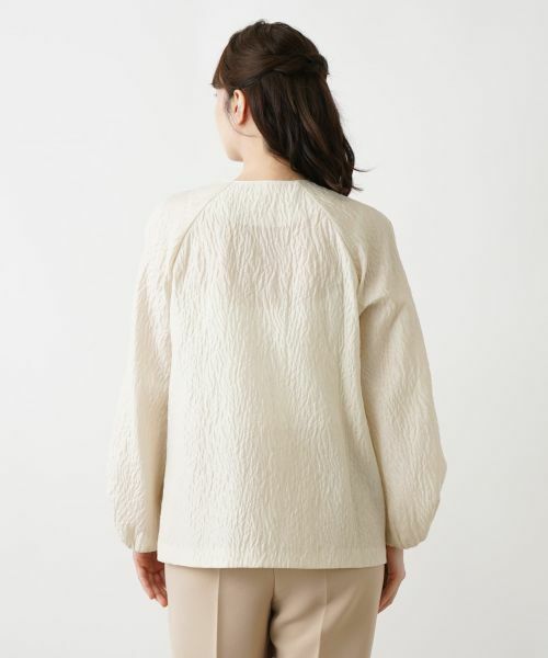 Leilian / レリアン テーラードジャケット | コクーンシルエットジャケット | 詳細6