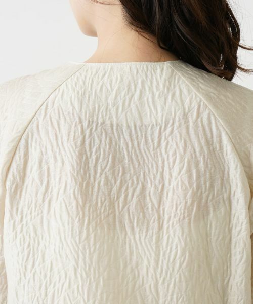 Leilian / レリアン テーラードジャケット | コクーンシルエットジャケット | 詳細8