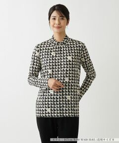 Leilian / レリアン カットソー | グラフィカル総柄カットソー