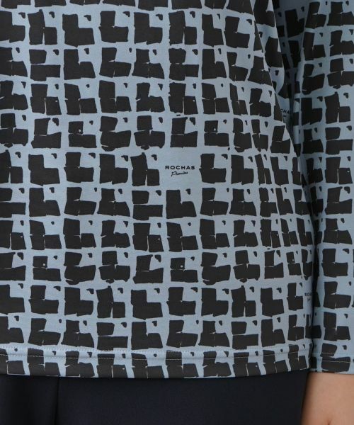 Leilian / レリアン カットソー | グラフィカル総柄カットソー | 詳細10