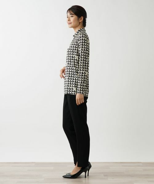 Leilian / レリアン カットソー | グラフィカル総柄カットソー | 詳細14