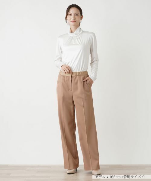Leilian / レリアン その他パンツ | センタープレスパンツ | 詳細1