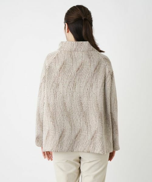 Leilian / レリアン テーラードジャケット | スタンドカラーラップジャケット | 詳細13