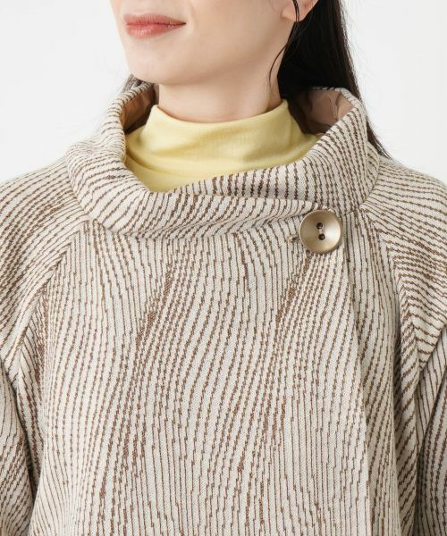 Leilian / レリアン テーラードジャケット | スタンドカラーラップジャケット | 詳細14