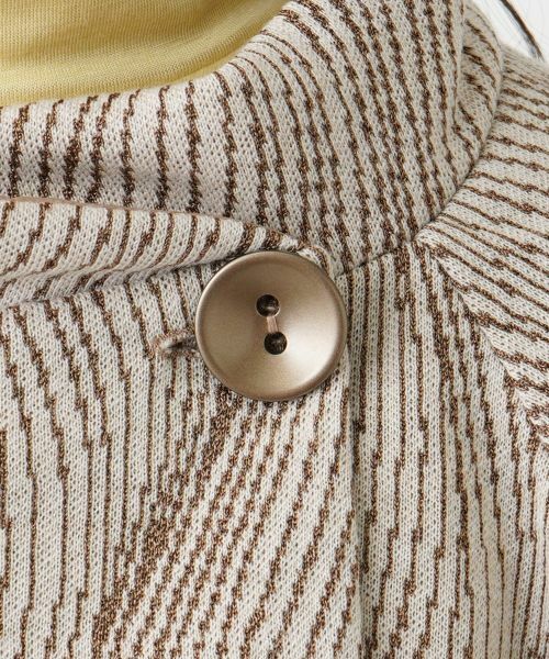 Leilian / レリアン テーラードジャケット | スタンドカラーラップジャケット | 詳細15