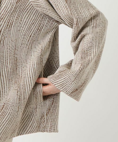Leilian / レリアン テーラードジャケット | スタンドカラーラップジャケット | 詳細17