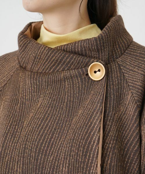 Leilian / レリアン テーラードジャケット | スタンドカラーラップジャケット | 詳細4