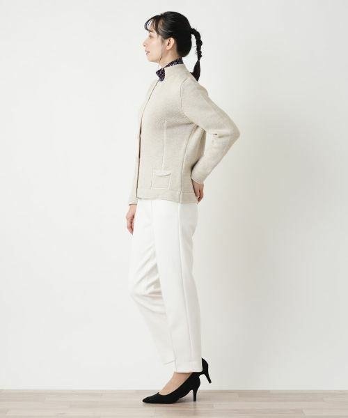 Leilian / レリアン テーラードジャケット | ラメニットジャケット | 詳細16