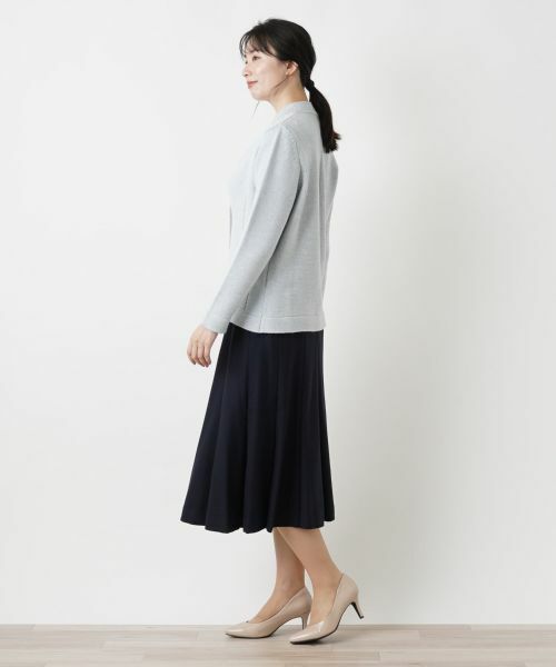 Leilian / レリアン テーラードジャケット | ラメニットジャケット | 詳細2