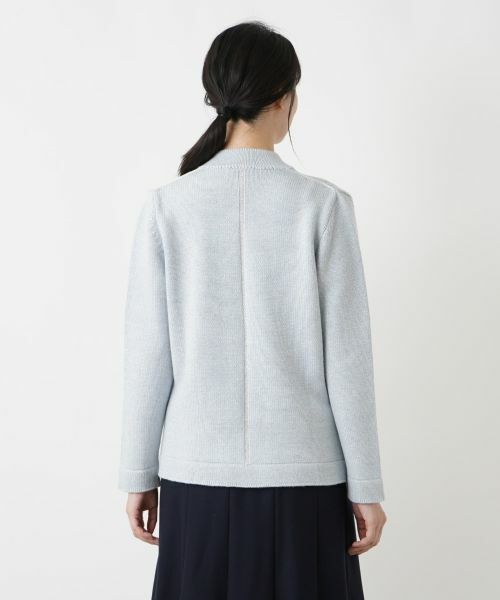 Leilian / レリアン テーラードジャケット | ラメニットジャケット | 詳細6