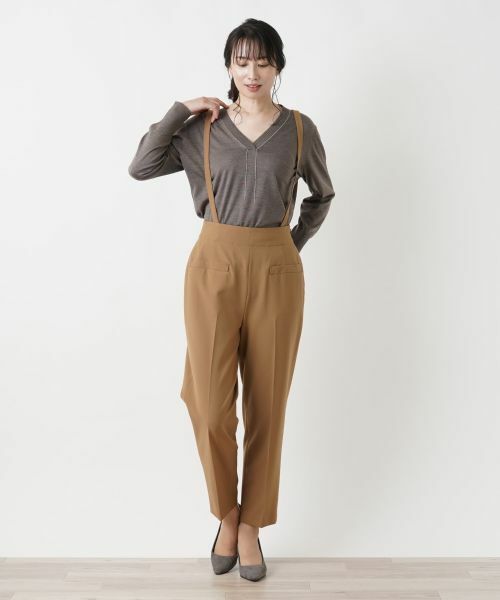 Leilian / レリアン その他パンツ | サスペンダーパンツ【Leilian WHITE LABEL】 | 詳細4