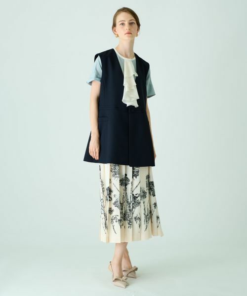 Leilian / レリアン テーラードジャケット | ロングベスト | 詳細4