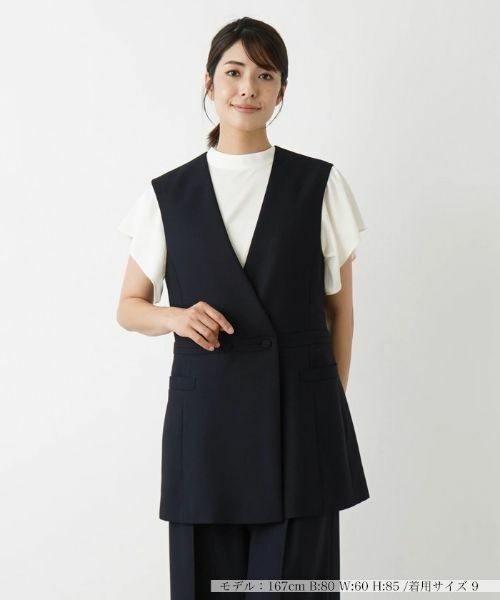 Leilian / レリアン テーラードジャケット | ロングベスト | 詳細5