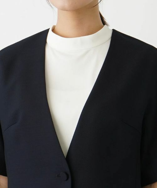 Leilian / レリアン テーラードジャケット | 半袖ジャケット | 詳細12